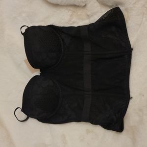 Black corset top